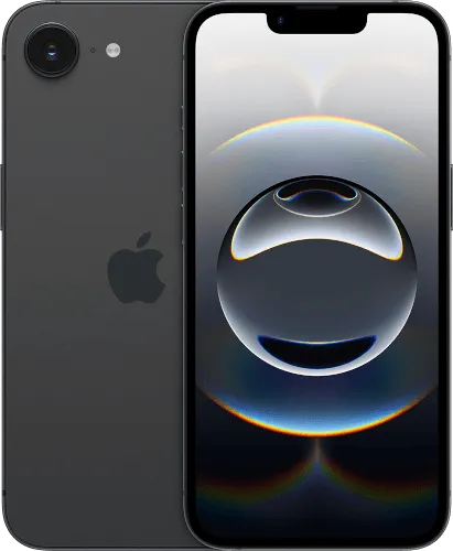 iphone 16e 128gb svart