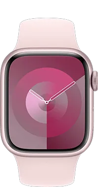 apple watch s9 gpscell 45mm rosa