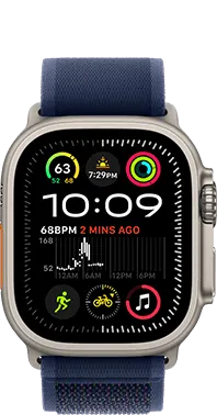 apple watch ultra 2 49mm 4g trail loop ml natural titanium